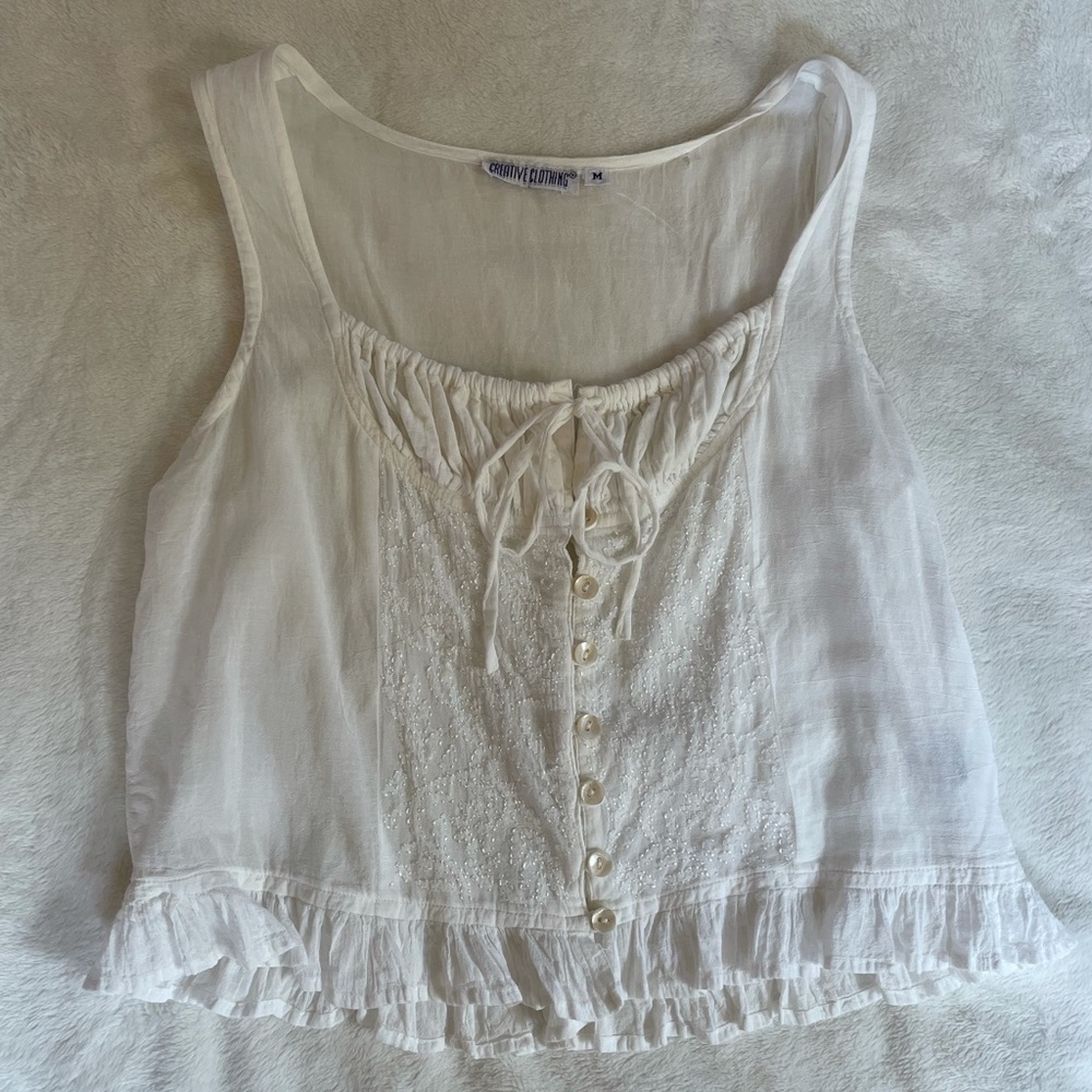White Tank Top